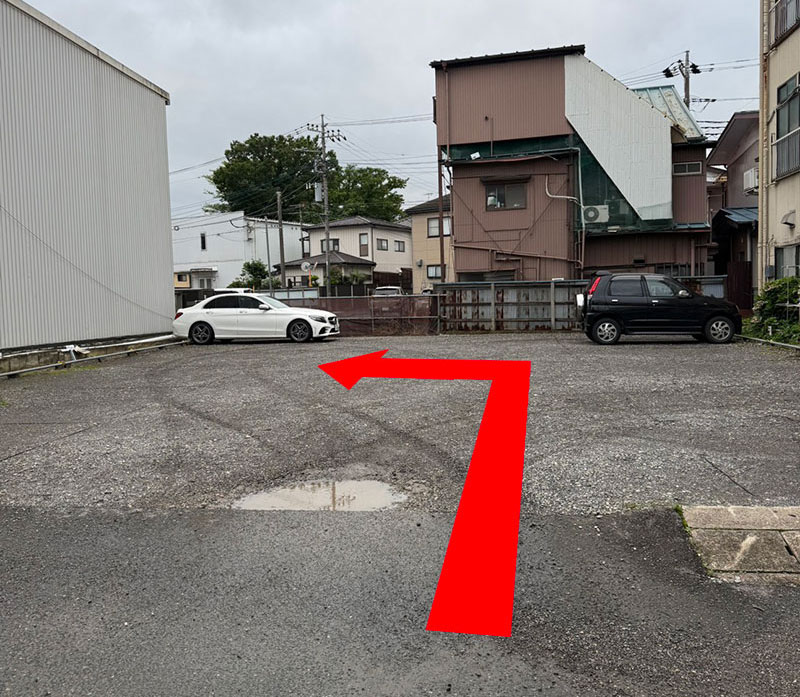 当店専用の駐車場をご用意しております。